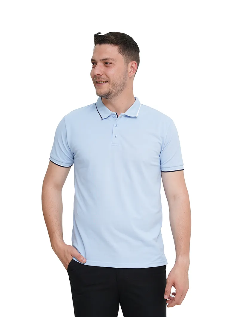 Polo en piqué de coton